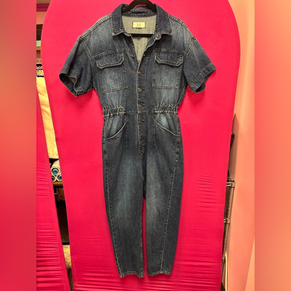 We The Free Denim Jumpsuit